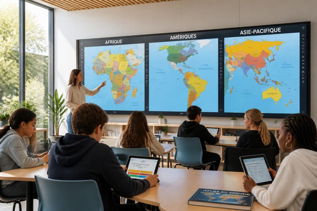 découvrez les continents afrique, amériques et asie-pacifique à travers des cartes interactives et des quiz ludiques pour apprendre en s'amusant.